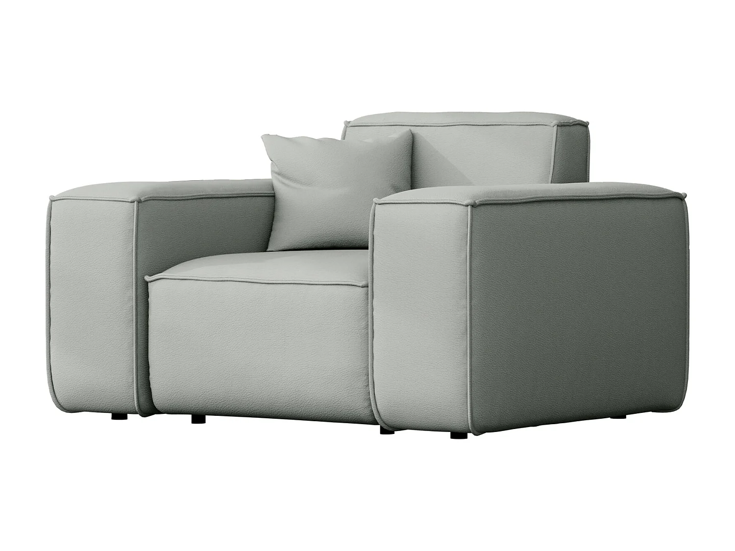 Salon de jardin fauteuil MALIBU, tissu ODYSSEY, gris clair