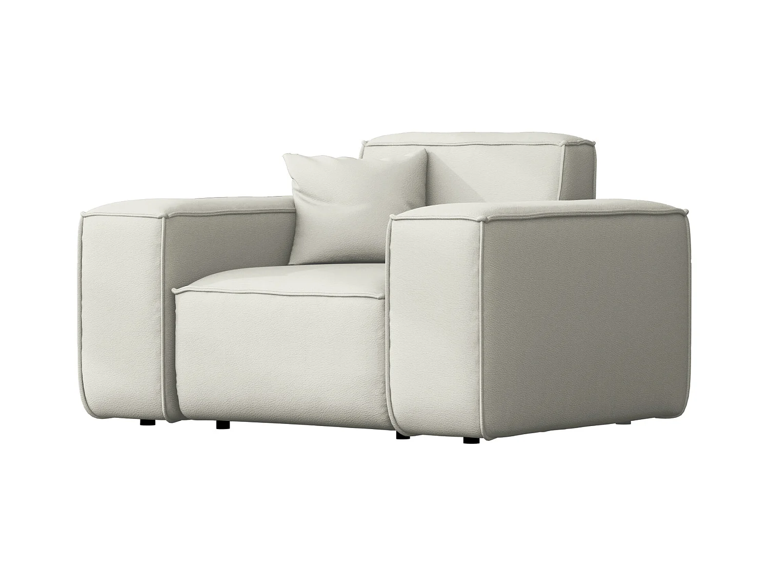 Salon de jardin fauteuil MALIBU, tissu ODYSSEY, crème