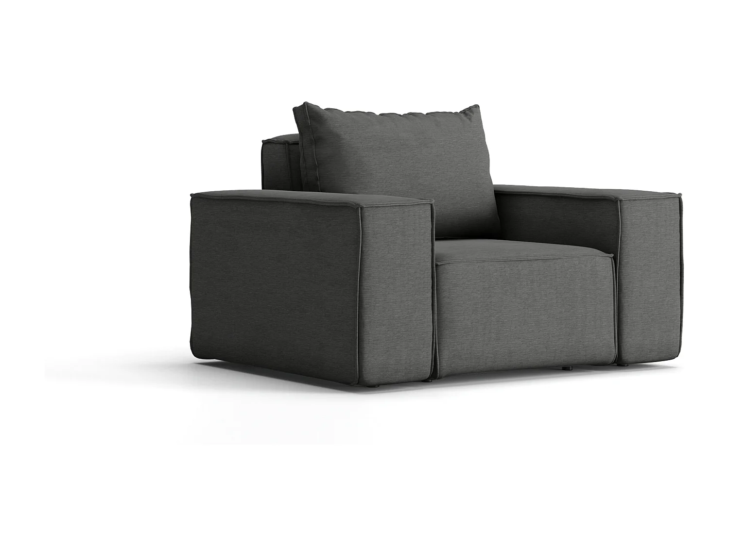 Fauteuil de jardin SONNE, tissu ARTICLE, gris