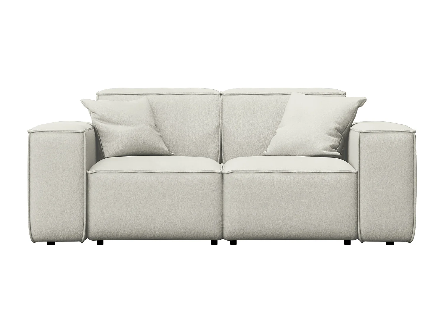 Tuinmeubelbank tweezits MALIBU, stof ODYSSEY, crème