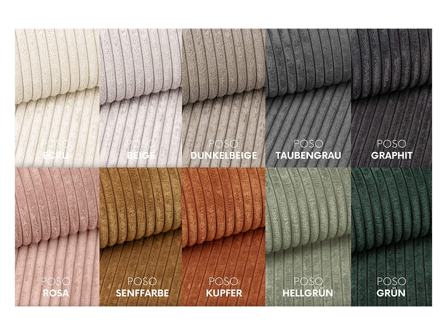 Canapé d'angle en L SVEN tissu Poso couleur moutarde droite