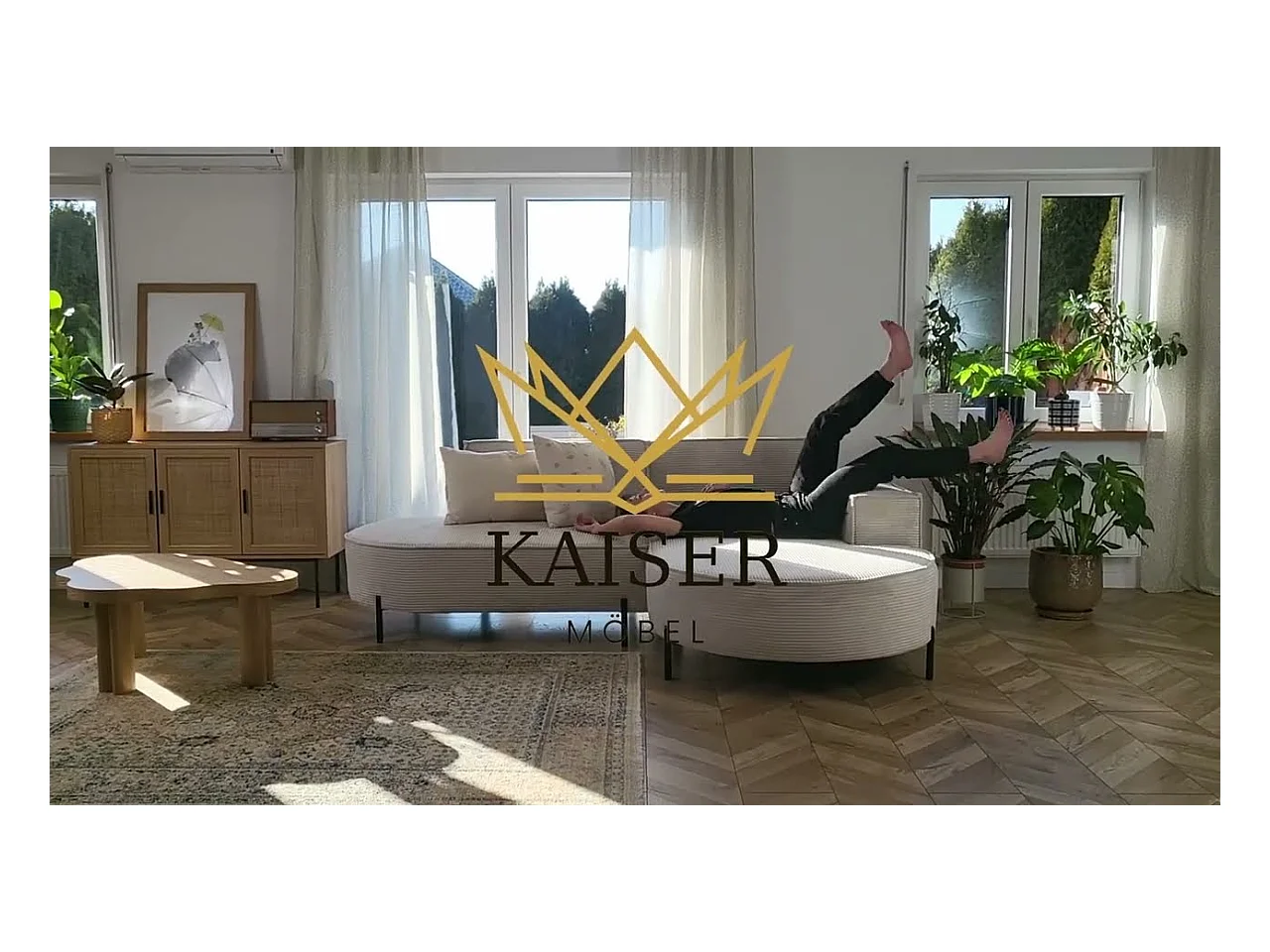 Canapé d'angle, canapé en L, designer Modena, tissu pur, Poso, cuivre, gauche