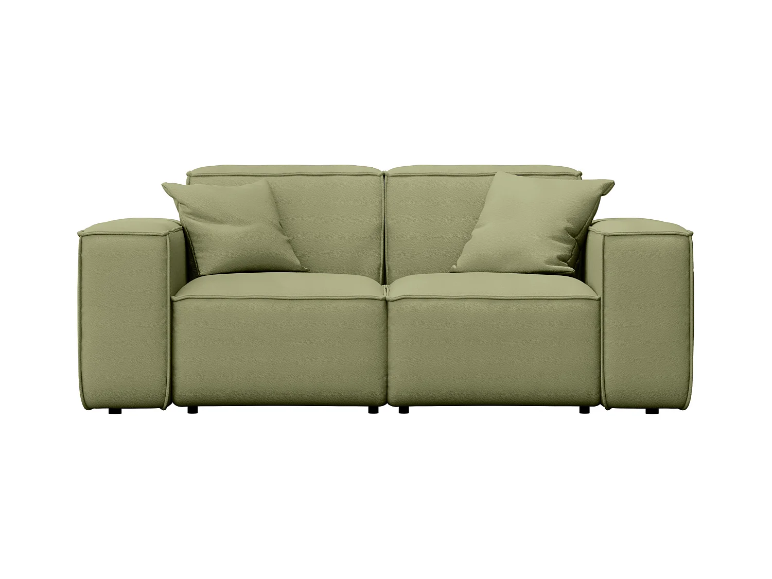 Tuinmeubelbank tweezits MALIBU, stof ODYSSEY, lichtgroen