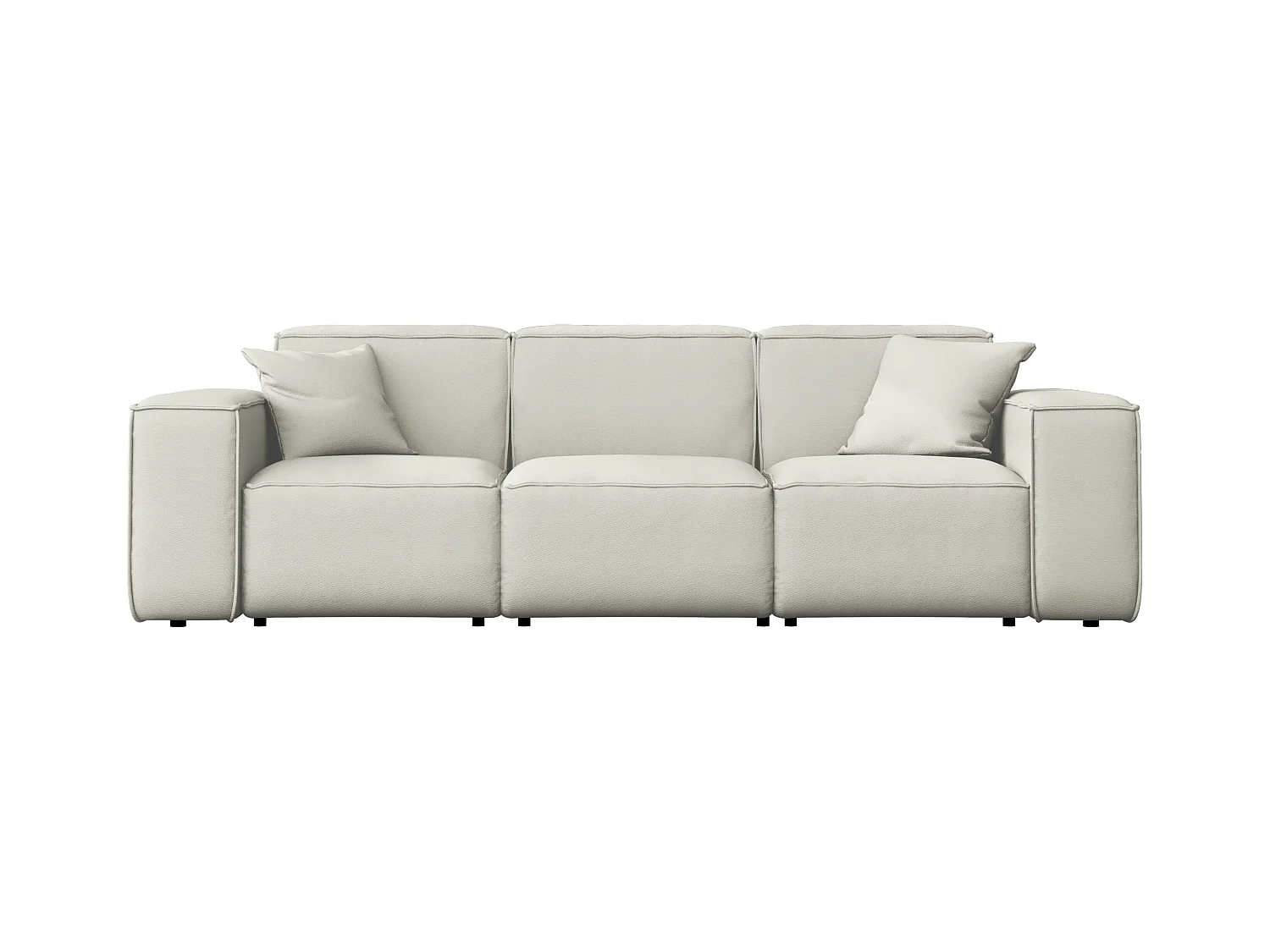 Tuinmeubelbank driezits MALIBU, stof ODYSSEY, crème