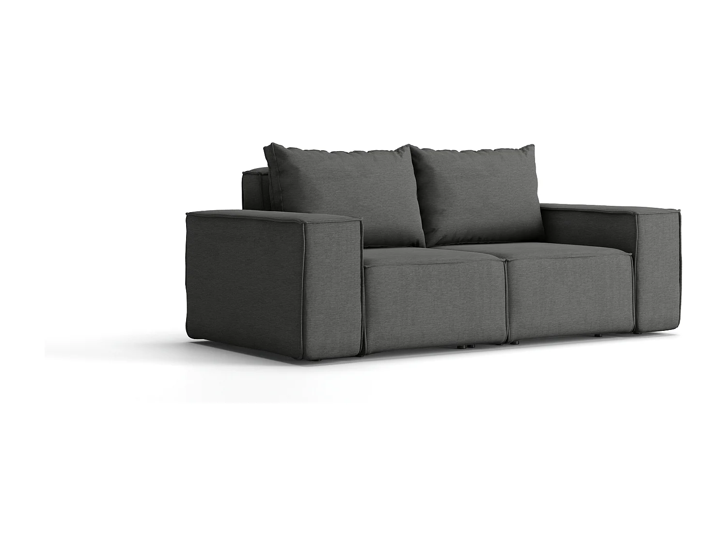 Gartenmöbel Sofa Zweisitzer SONNE, Stoff ARTIKEL, Grau