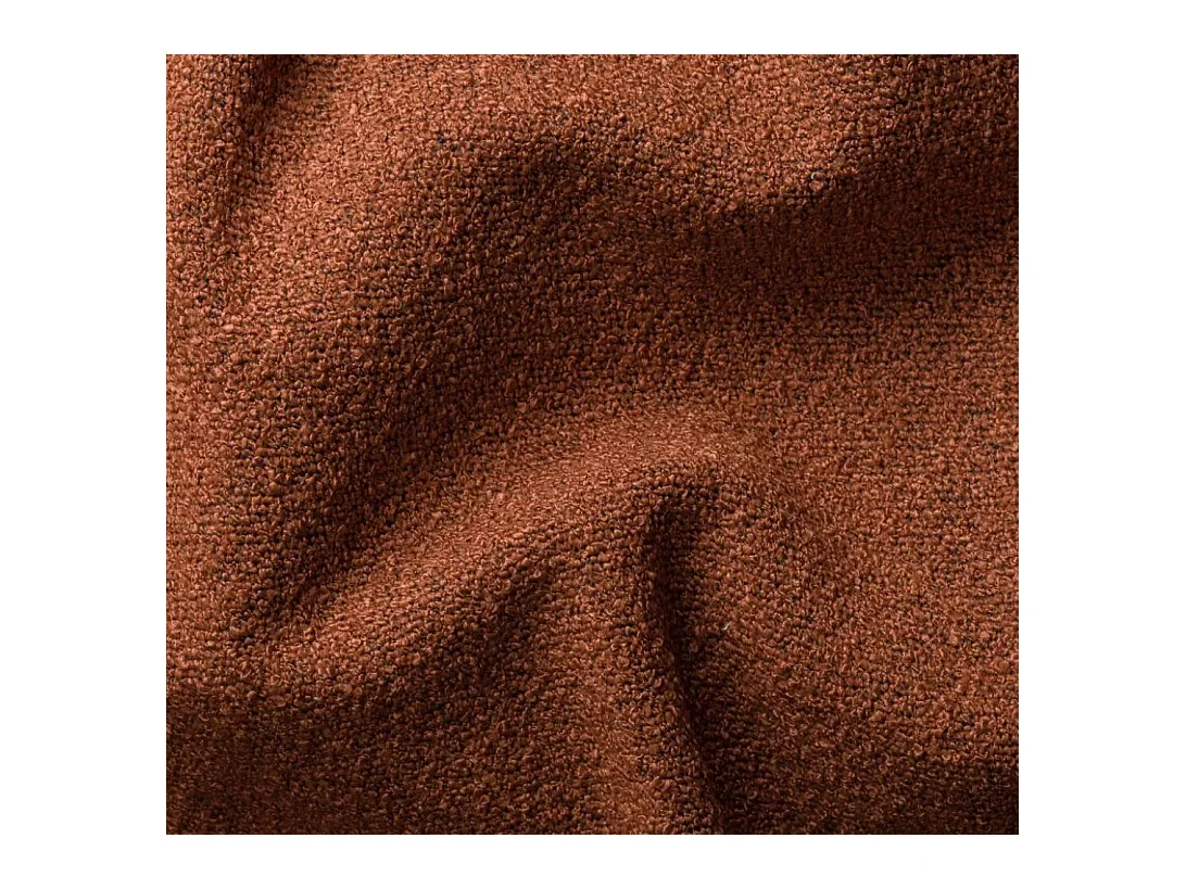 Canapé d'angle PULA, tissu Antic, brique