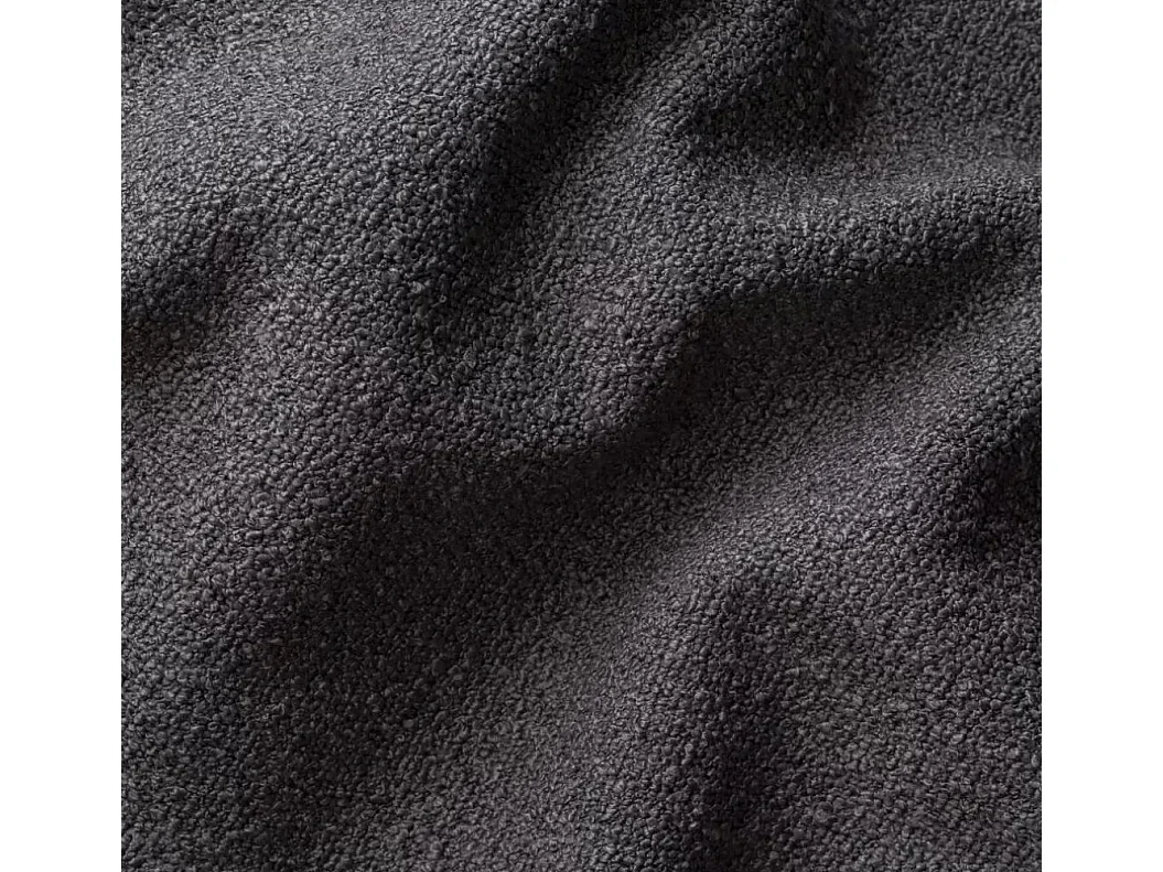 Canapé d'angle PULA, tissu Antic, acier