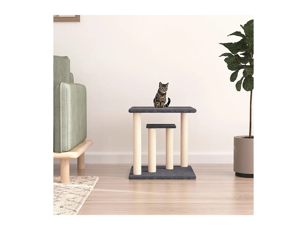 Lucien-Paul-Francis  Arbres à chat avec plates-formes gris foncé 50 cm