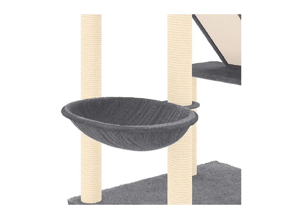 Prolenta Premium -  Arbre à chat du sol au plafond Gris foncé 277-303 cm