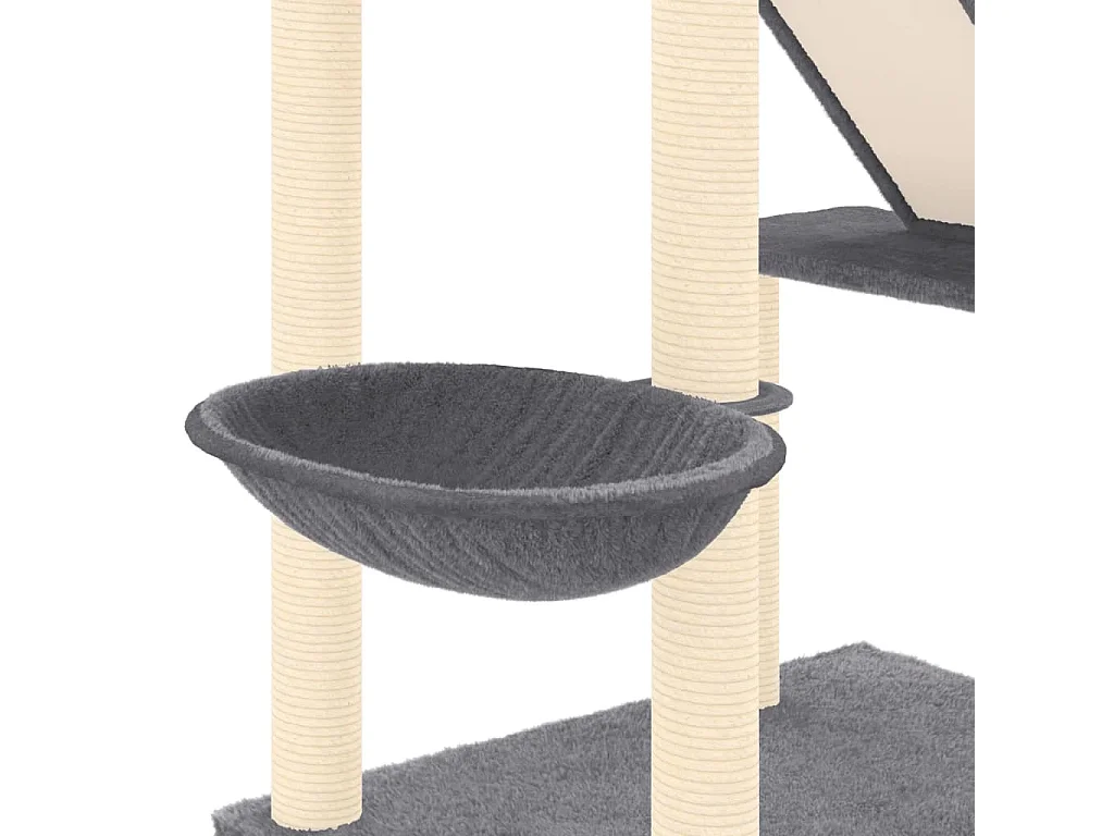 Prolenta Premium -  Arbre à chat du sol au plafond Gris foncé 277-303 cm