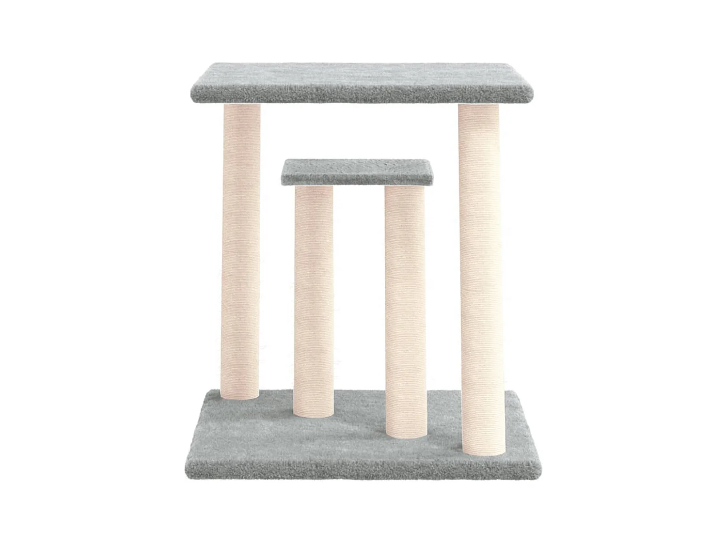 Lucien-Paul-Francis  Arbres à chat avec plates-formes gris clair 50 cm