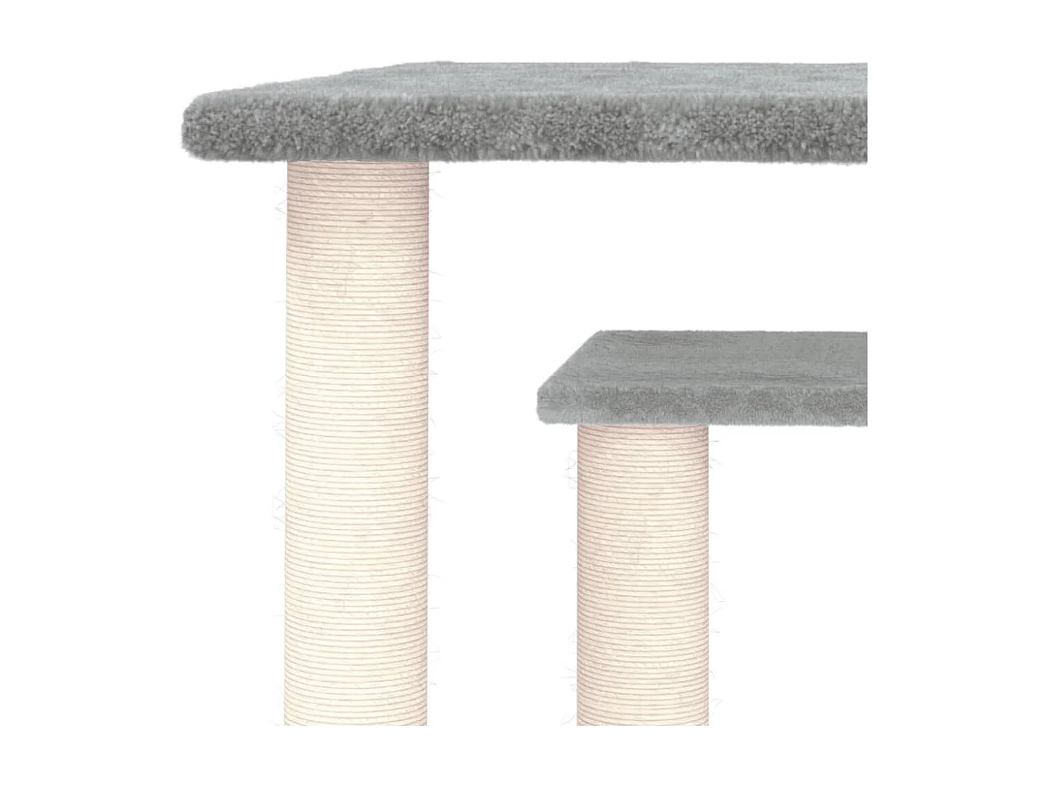 Lucien-Paul-Francis  Arbres à chat avec plates-formes gris clair 50 cm