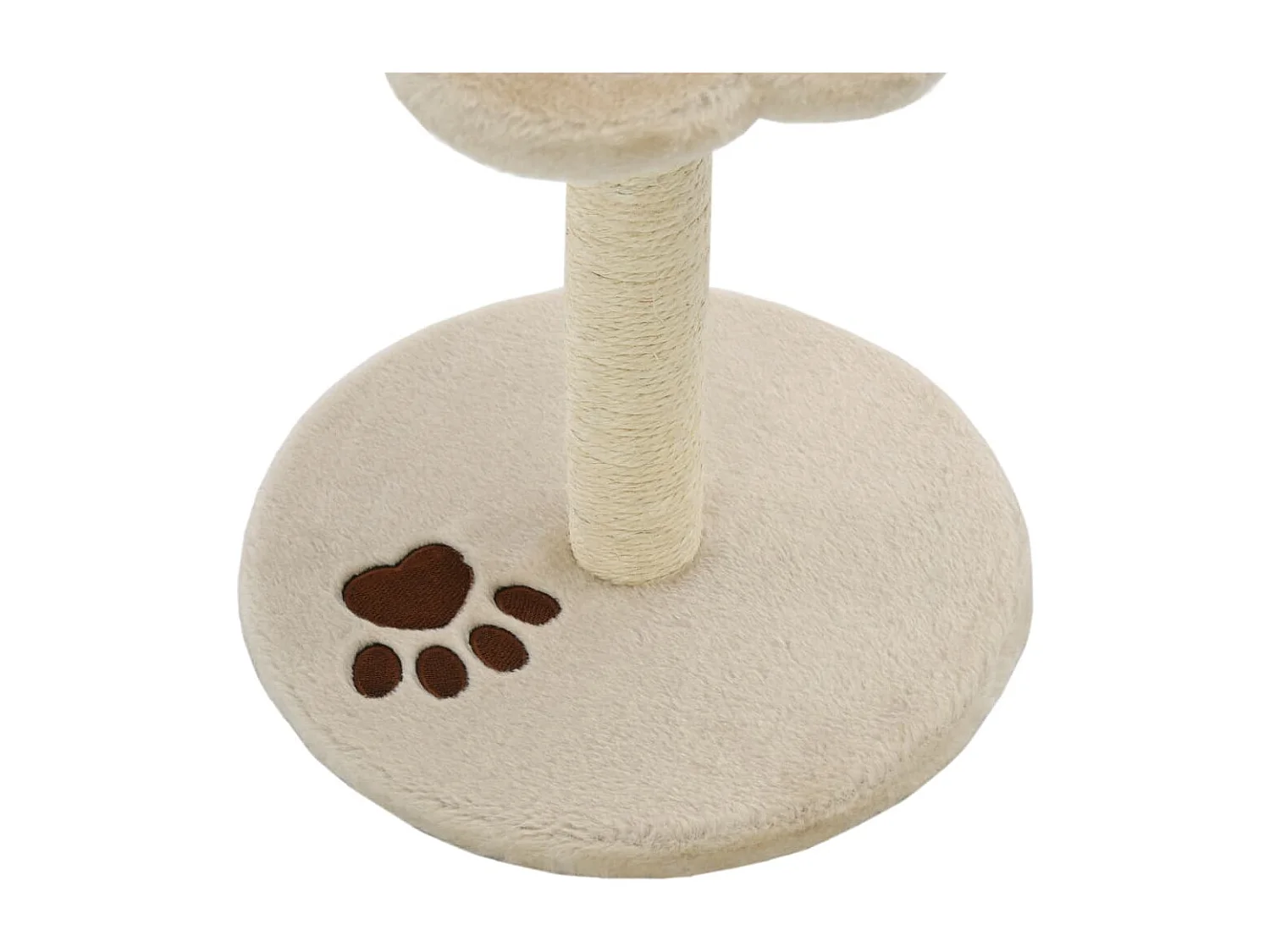 Runi  Kattenkrabpaal met sisal krabpaal 40 cm beige en bruin
