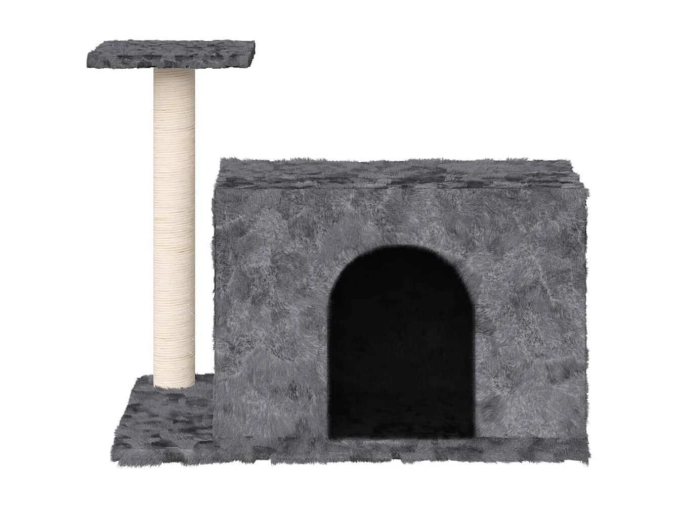 Prolenta Premium -  Arbre à chat avec griffoir en sisal Gris foncé 51 cm