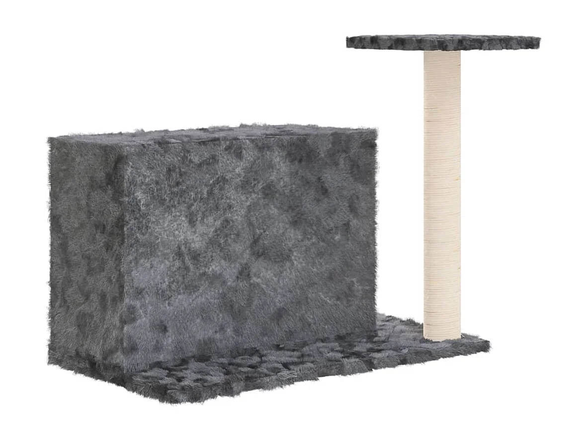 Prolenta Premium -  Arbre à chat avec griffoir en sisal Gris foncé 51 cm