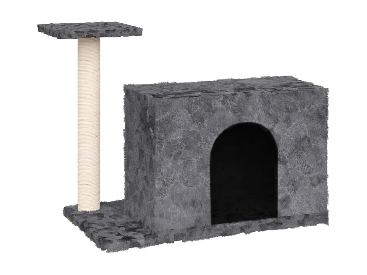 Prolenta Premium -  Arbre à chat avec griffoir en sisal Gris foncé 51 cm