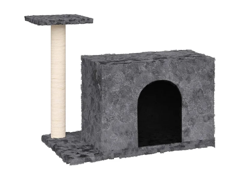 Prolenta Premium -  Arbre à chat avec griffoir en sisal Gris foncé 51 cm