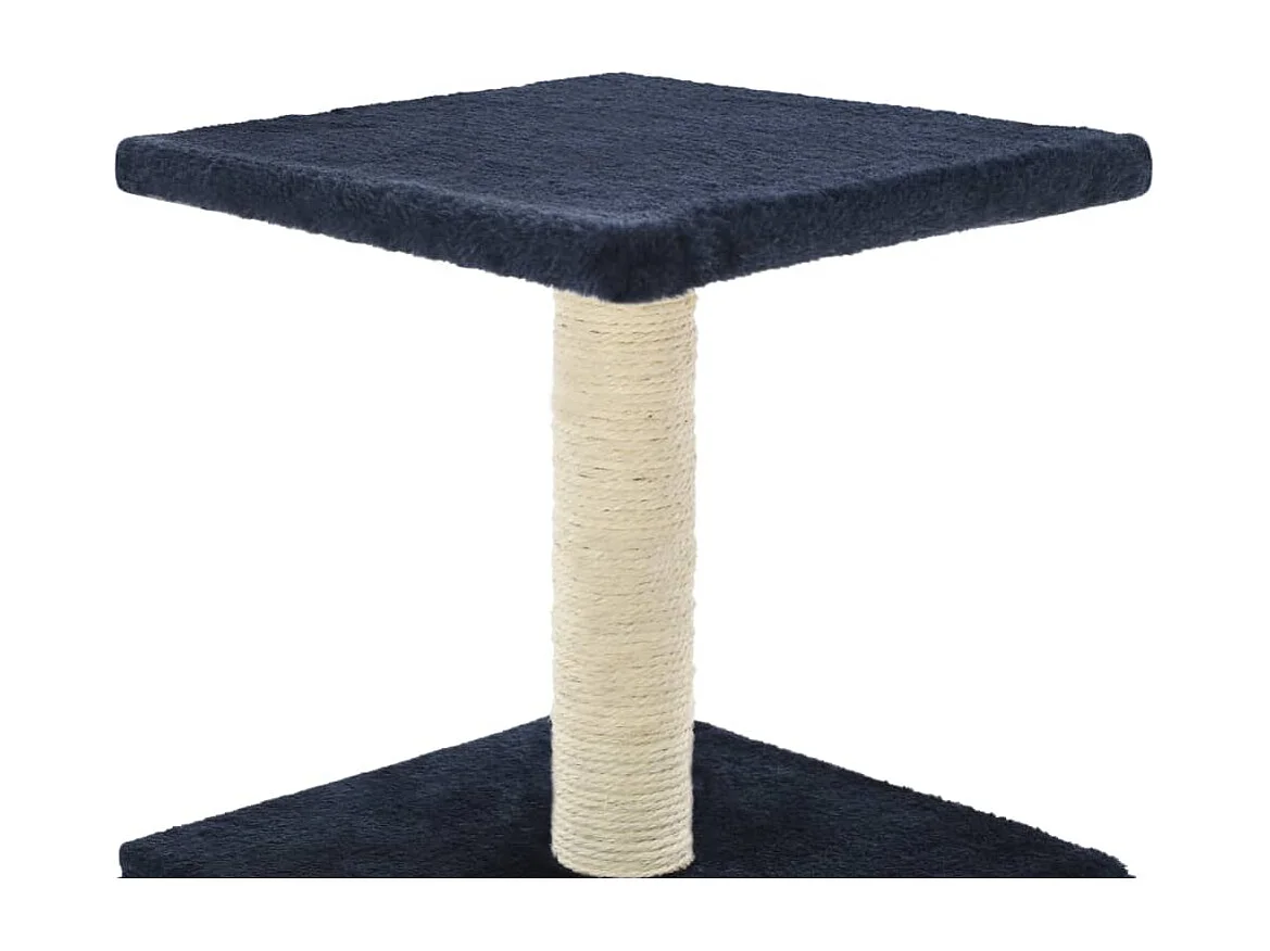 Sara Teresa  Arbre à chat avec griffoir en sisal 55 cm Bleu foncé