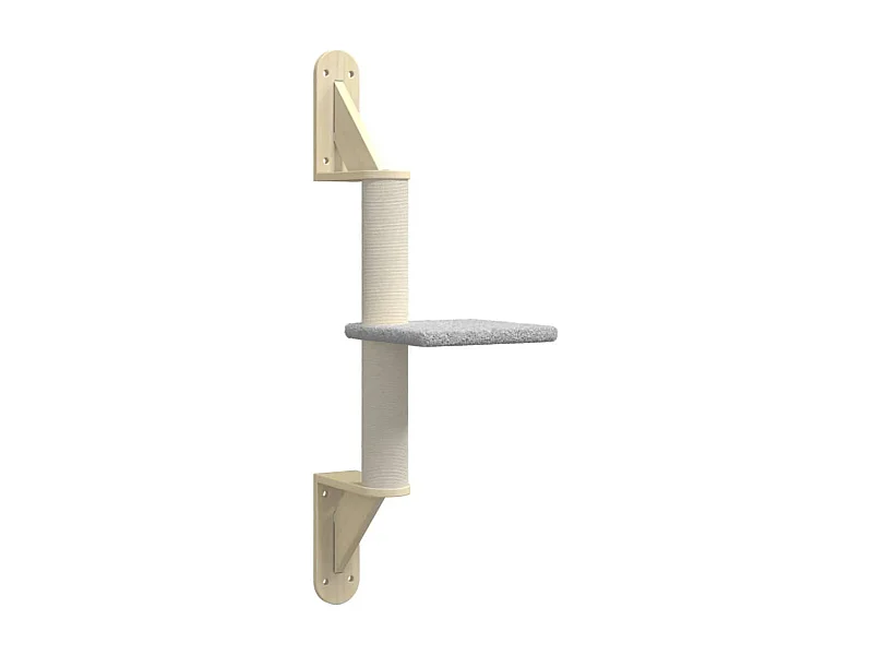 Prolenta Premium -  Kattenmeubel wandgemonteerd met krabpaal 85,5 cm lichtgroen