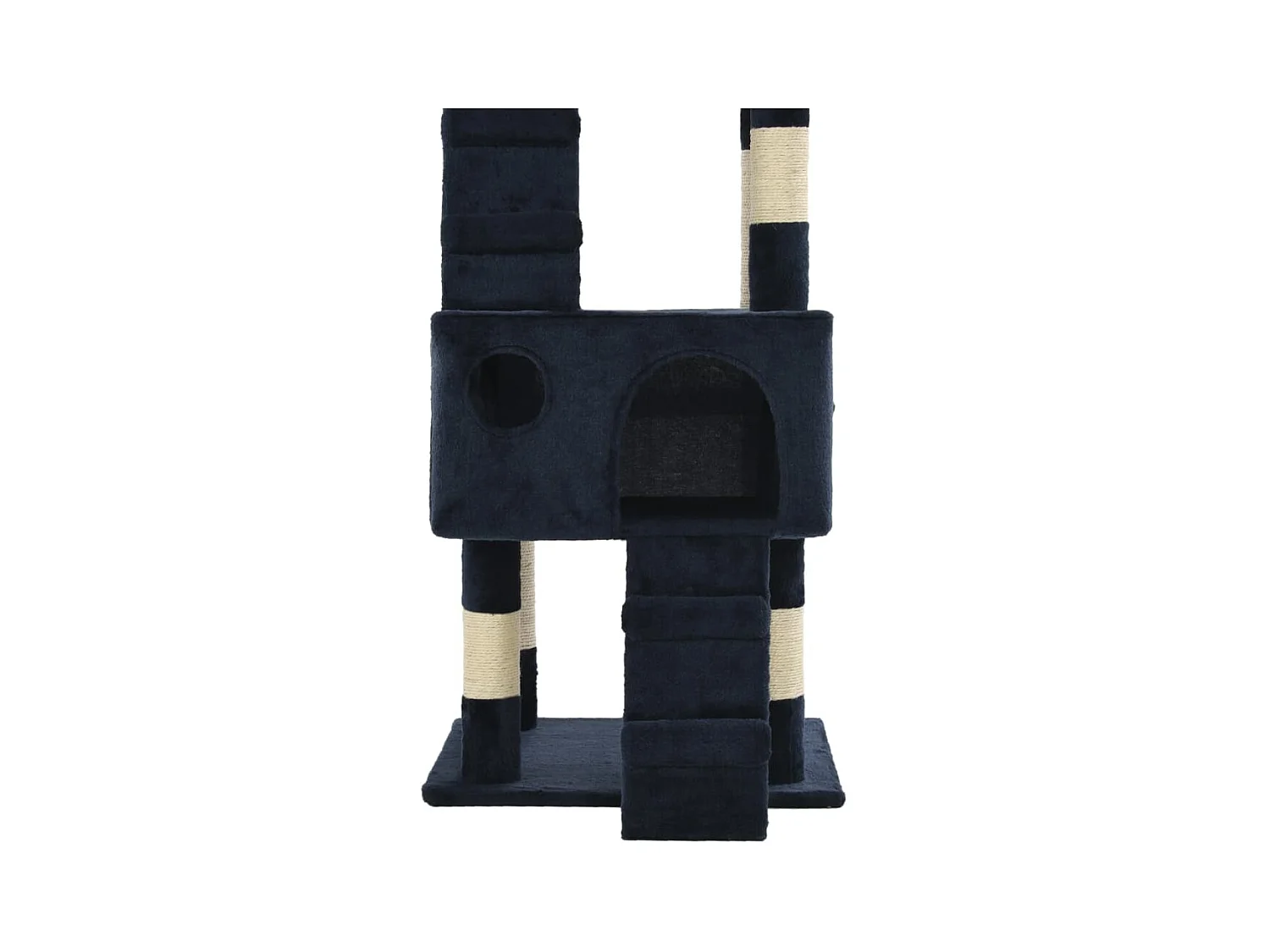 Nidrik  Arbre à chat avec griffoirs en sisal 170 cm Bleu