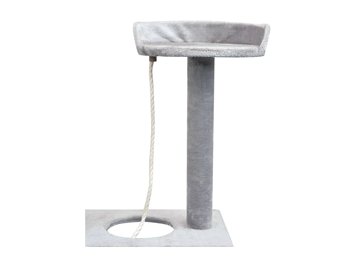 Bellmead  Arbre à chat avec griffoirs en sisal 150 cm Gris