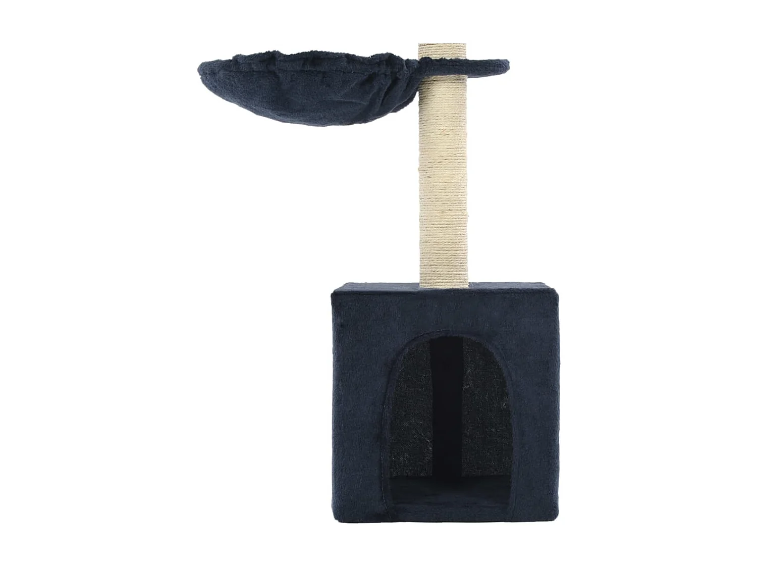 Elvren  Arbre à chat avec griffoirs en sisal 105 cm Bleu