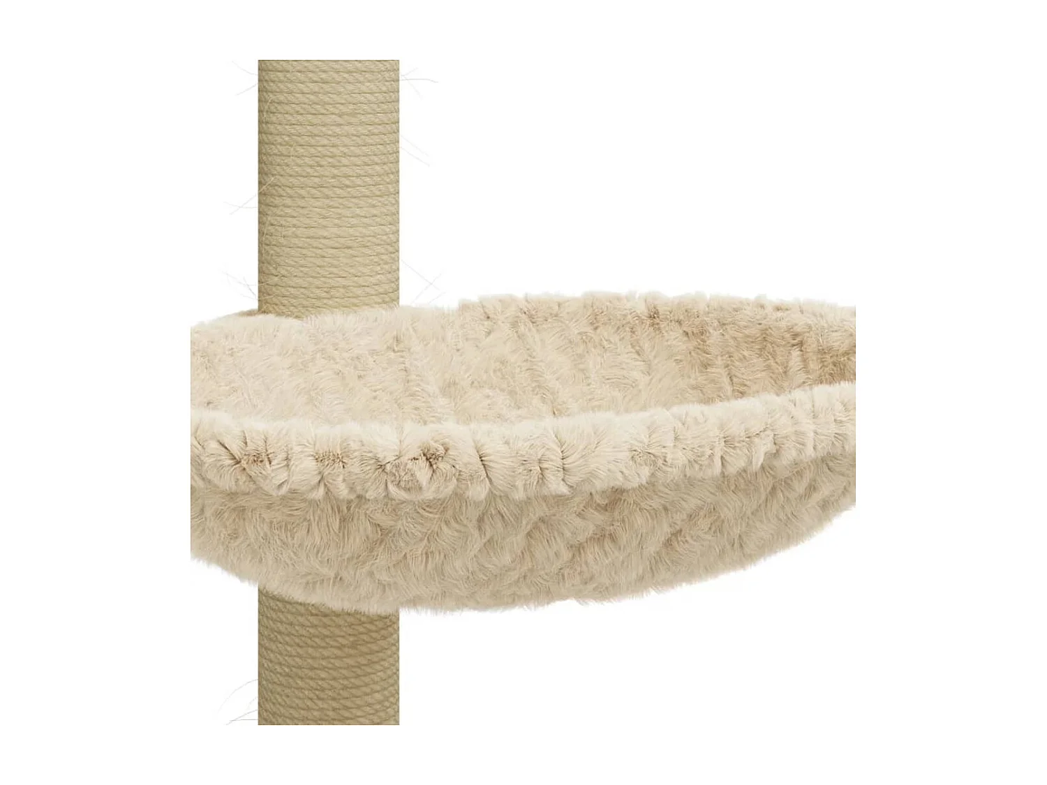 Prolenta Premium -  Arbre à chat avec griffoir en sisal Crème 74 cm