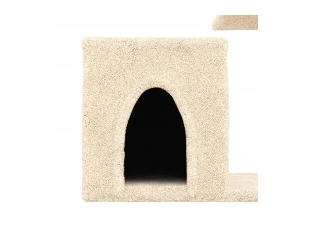 Freja  Arbre à chat avec griffoirs en sisal crème 50,5 cm