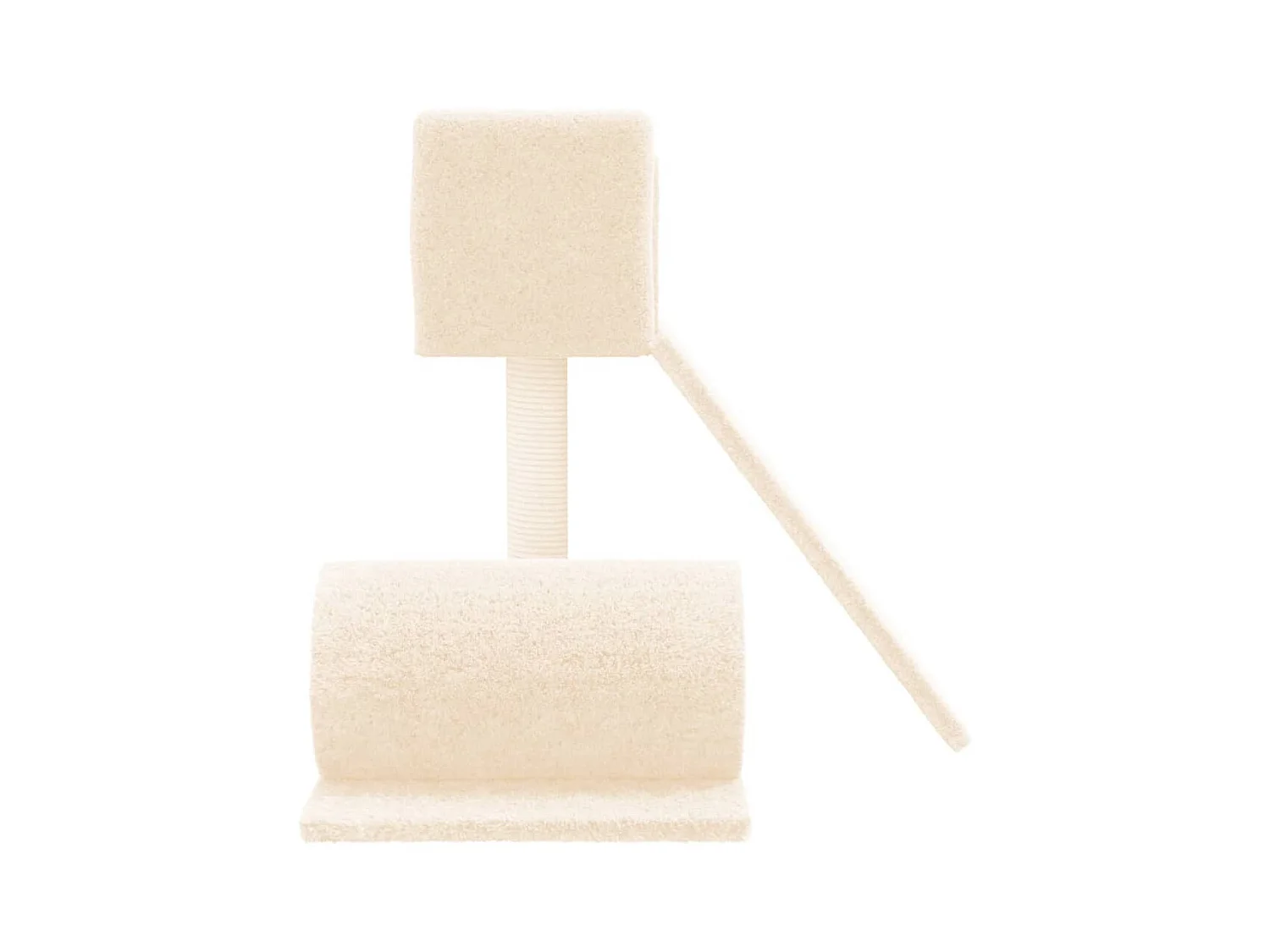 Prolenta Premium -  Arbre à chat avec griffoir en sisal Crème 59 cm