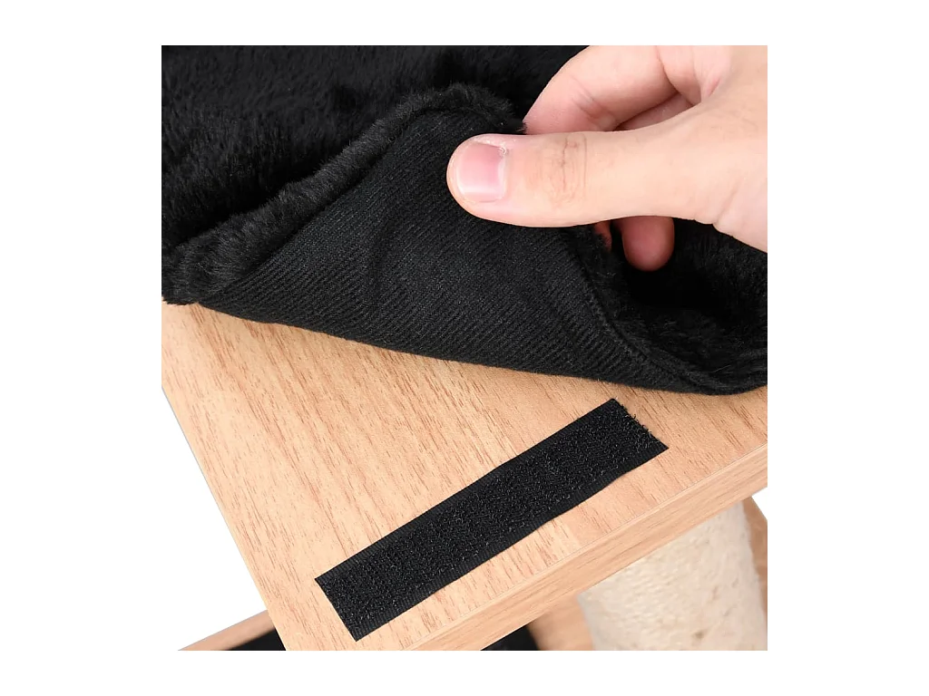 Claire-Dominique-Claire  Kattenkrabpaal met sisal krabmat 123 cm