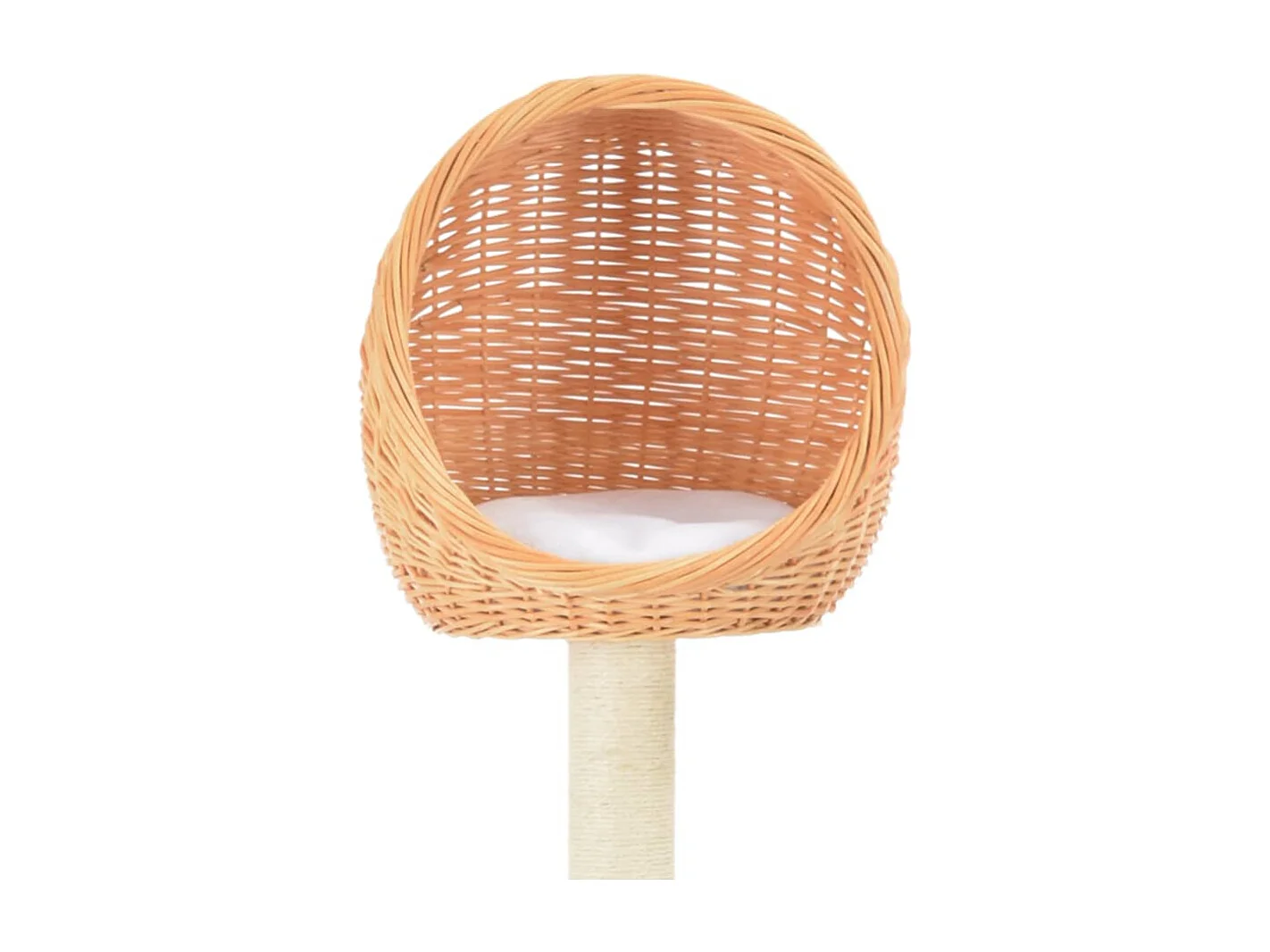 Garden Furniture -  Kattenkrabpaal met sisal krabpaal natuurlijk wilgenhout