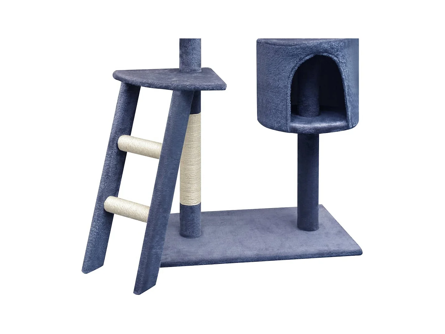 Bellmead  Arbre à chat avec griffoirs en sisal 150 cm Bleu foncé