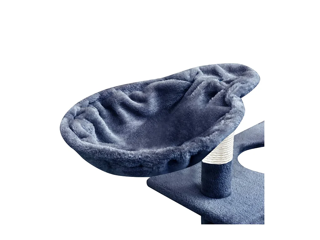 Bellmead  Arbre à chat avec griffoirs en sisal 150 cm Bleu foncé