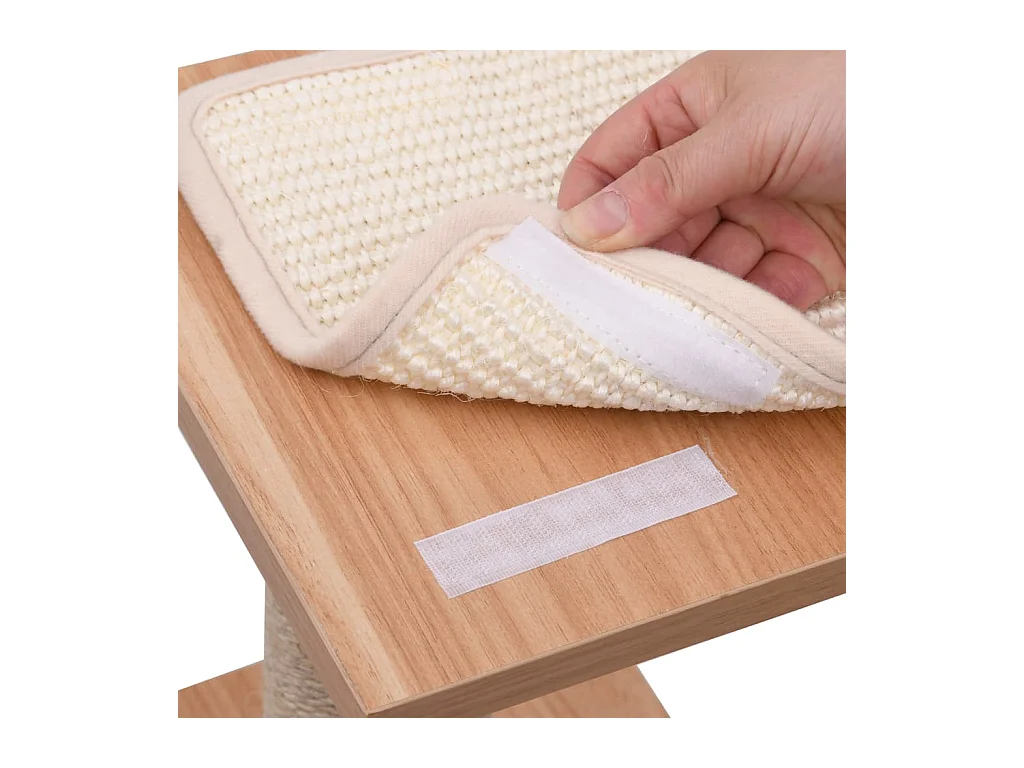 Claire-Dominique-Claire  Kattenkrabpaal met sisal krabmat 123 cm