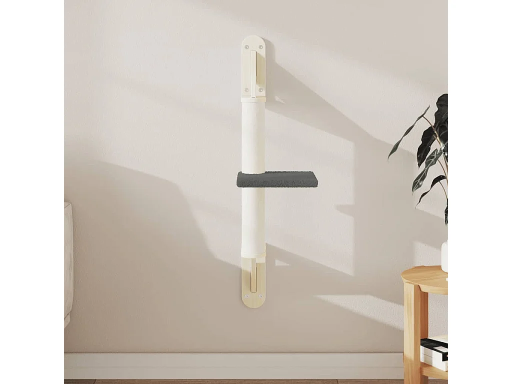 Prolenta Premium -  Kattenmeubel wandgemonteerd met krabpaal 85,5 cm donkergroen