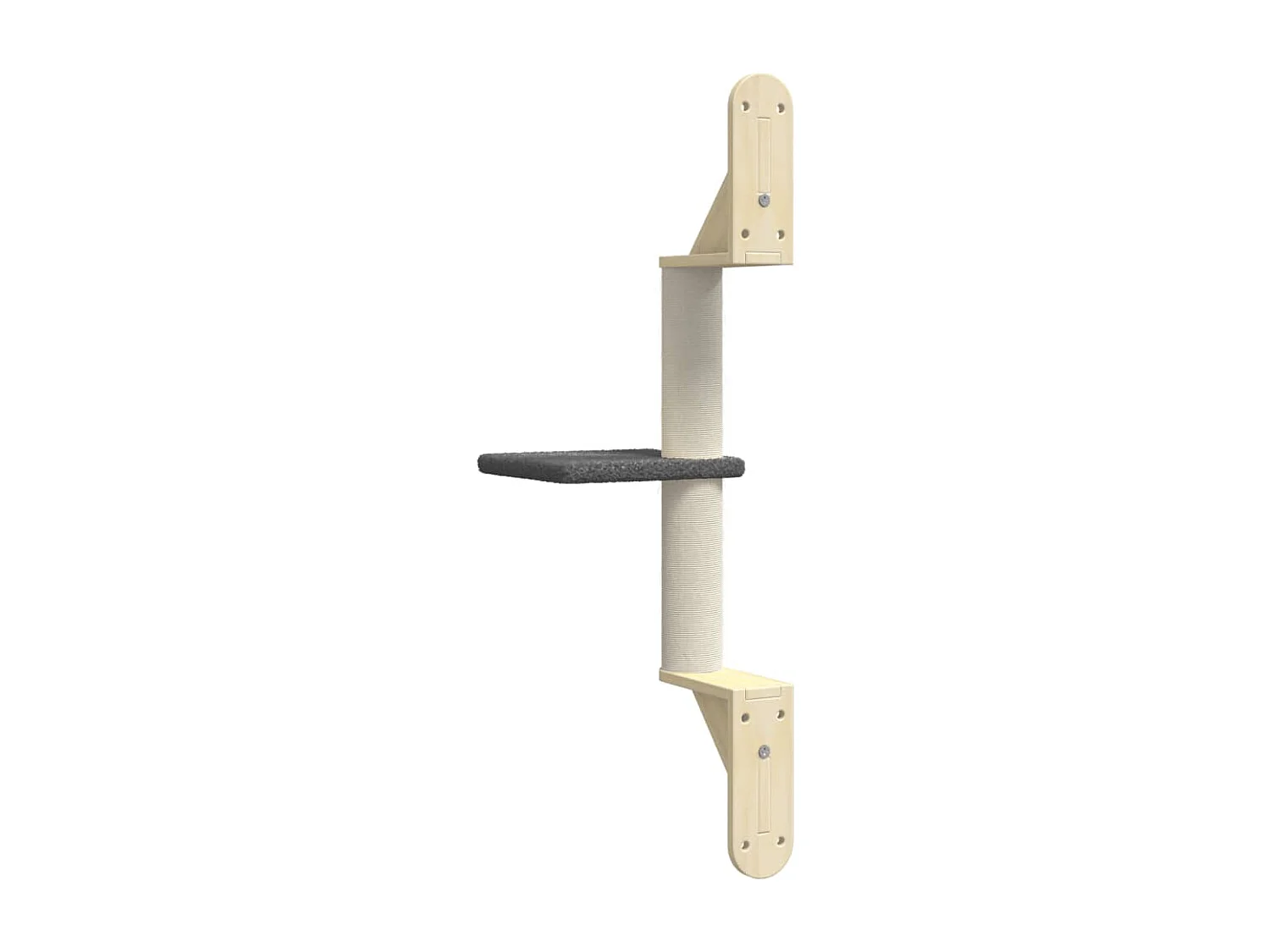 Prolenta Premium -  Kattenmeubel wandgemonteerd met krabpaal 85,5 cm donkergroen