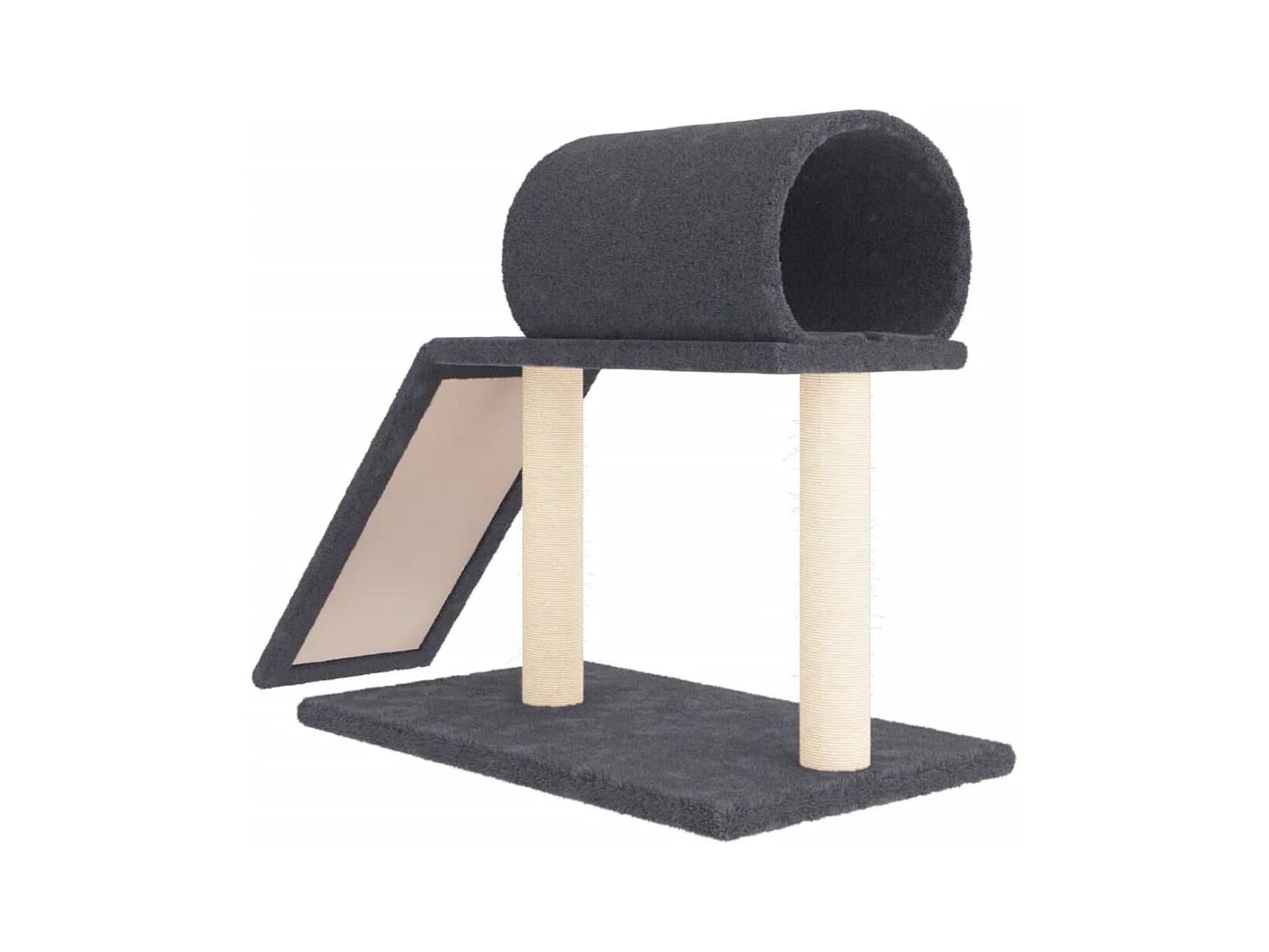 Prolenta Premium -  Arbres à chat avec tunnel et échelle gris foncé 55,5 cm