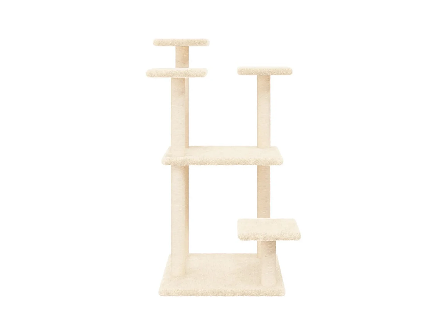 Vygra  Arbres à chat avec plates-formes crème 98,5 cm