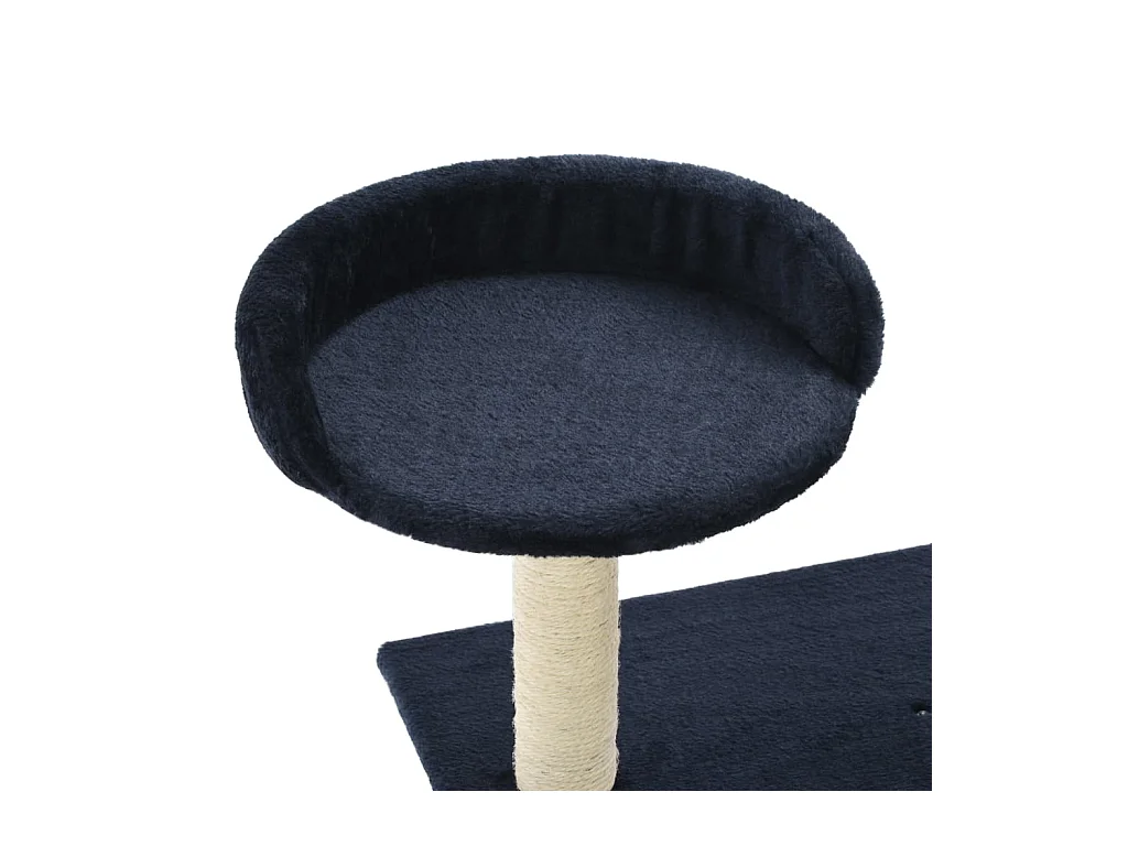 Sophie-Manon  Arbre à chat avec griffoirs en sisal 95 cm Bleu foncé