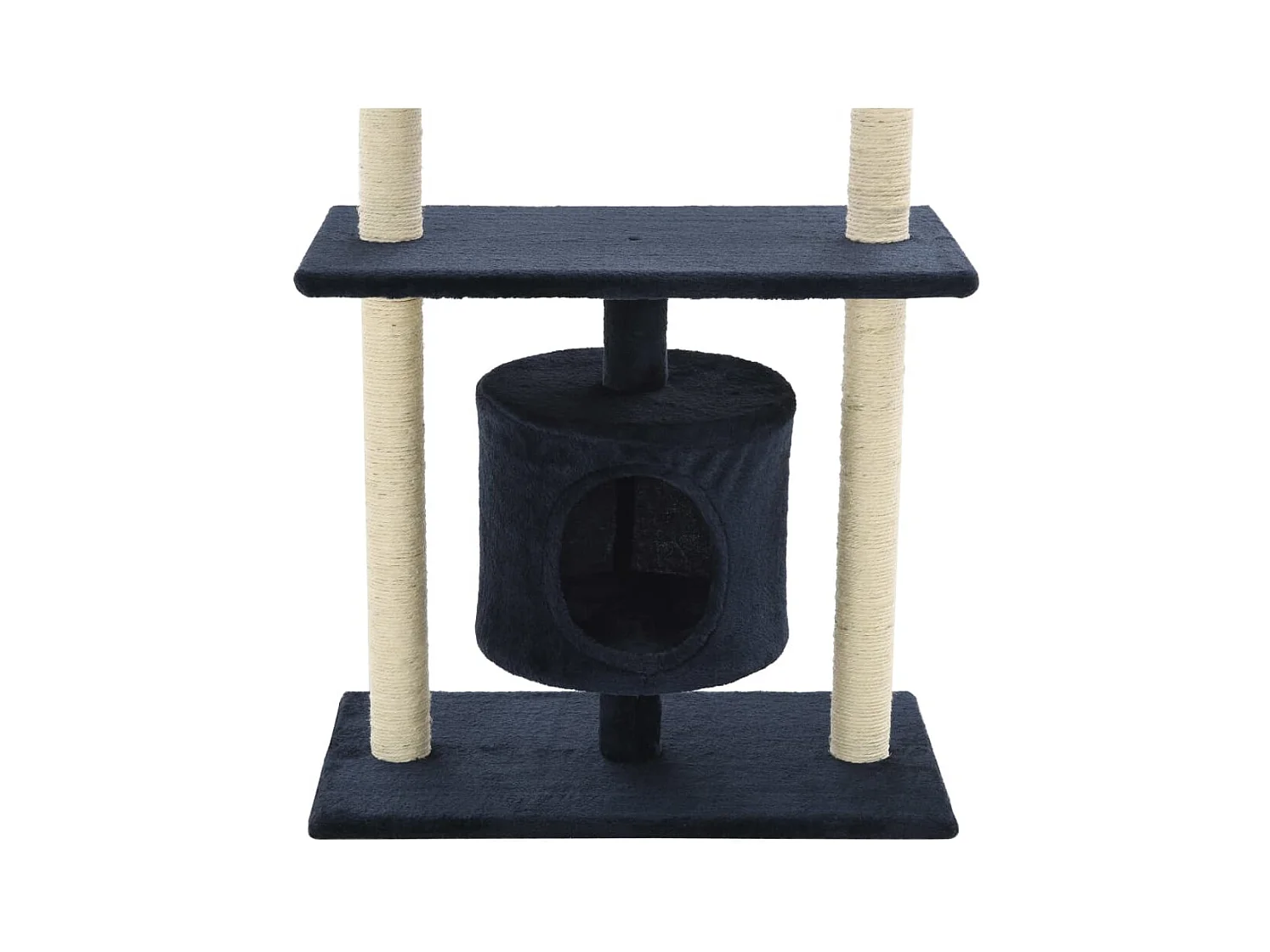 Sophie-Manon  Arbre à chat avec griffoirs en sisal 95 cm Bleu foncé