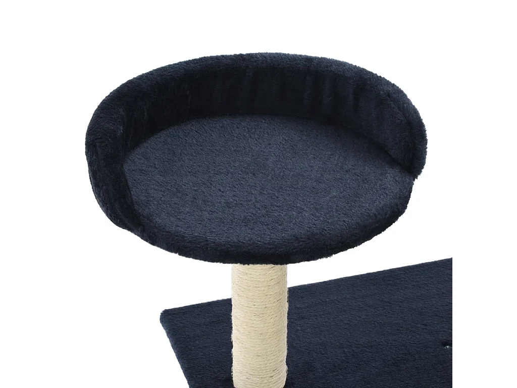 Sophie-Manon  Arbre à chat avec griffoirs en sisal 95 cm Bleu foncé