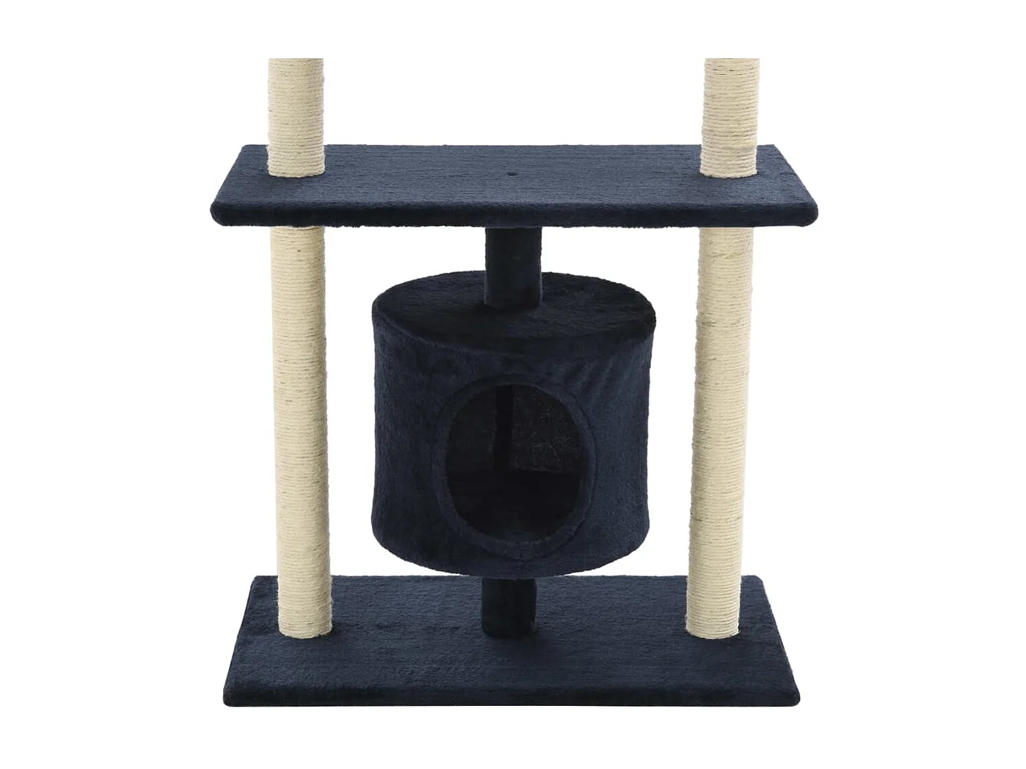 Sophie-Manon  Arbre à chat avec griffoirs en sisal 95 cm Bleu foncé