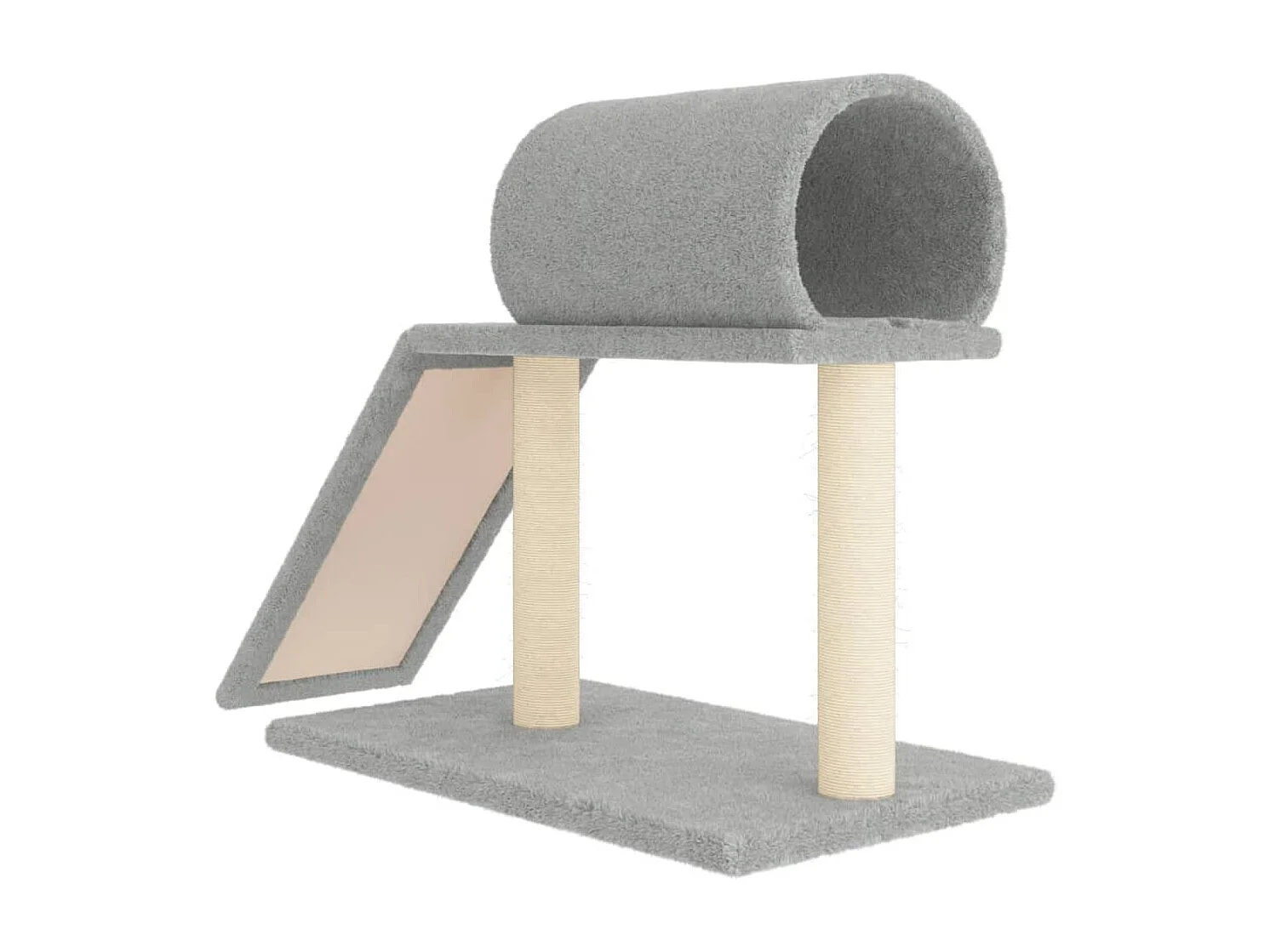 Prolenta Premium -  Arbres à chat avec tunnel et échelle gris clair 55,5 cm