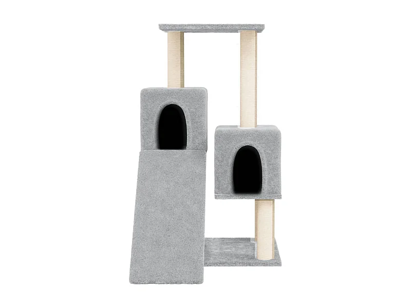 Marc-André-Francis  Kattenmeubel met sisal krabpalen 82 cm lichtgrijs