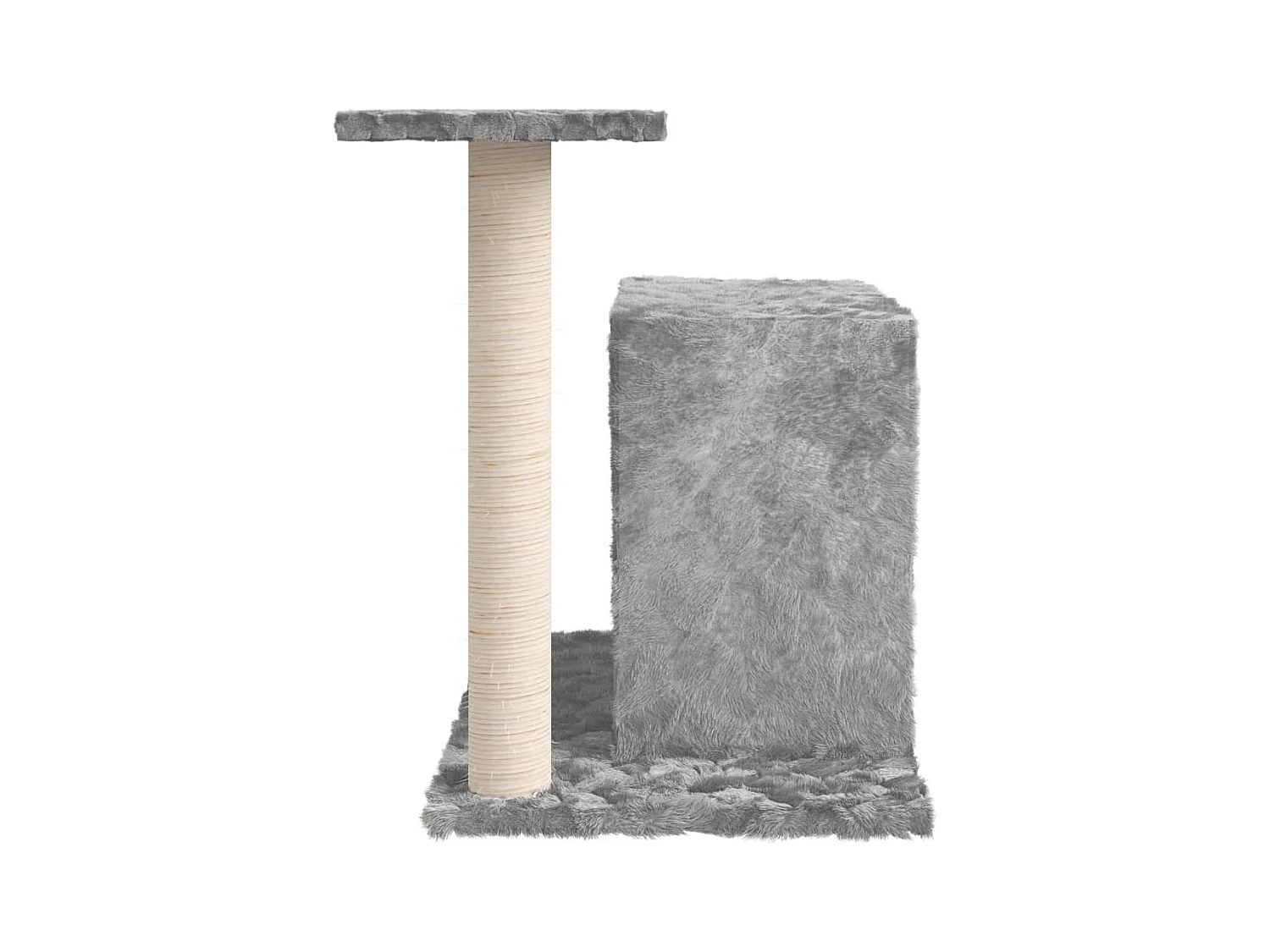 Prolenta Premium -  Arbre à chat avec griffoir en sisal Gris clair 51 cm