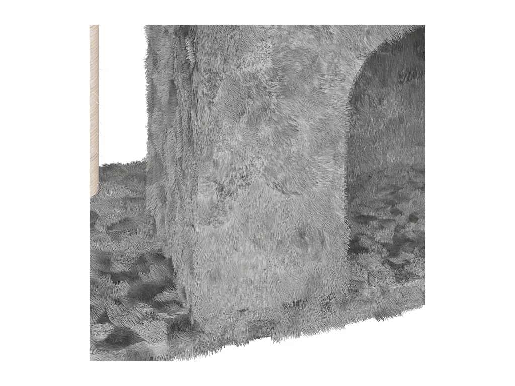 Prolenta Premium -  Arbre à chat avec griffoir en sisal Gris clair 51 cm