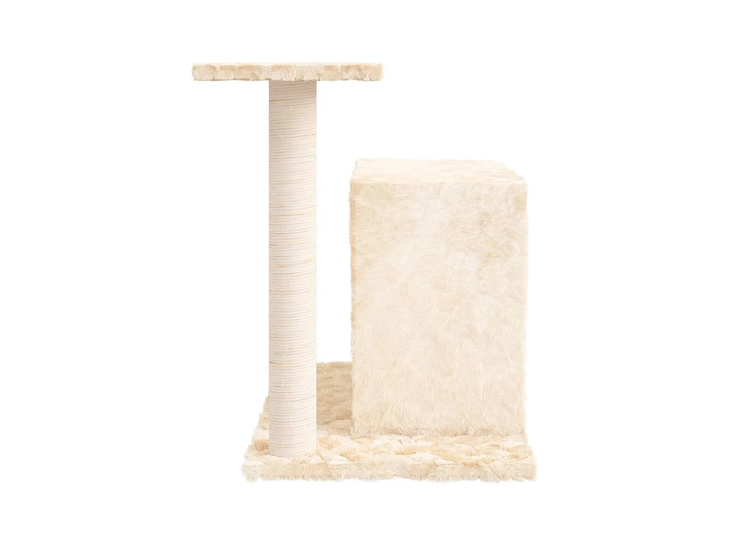 Prolenta Premium -  Arbre à chat avec griffoir en sisal Crème 51 cm