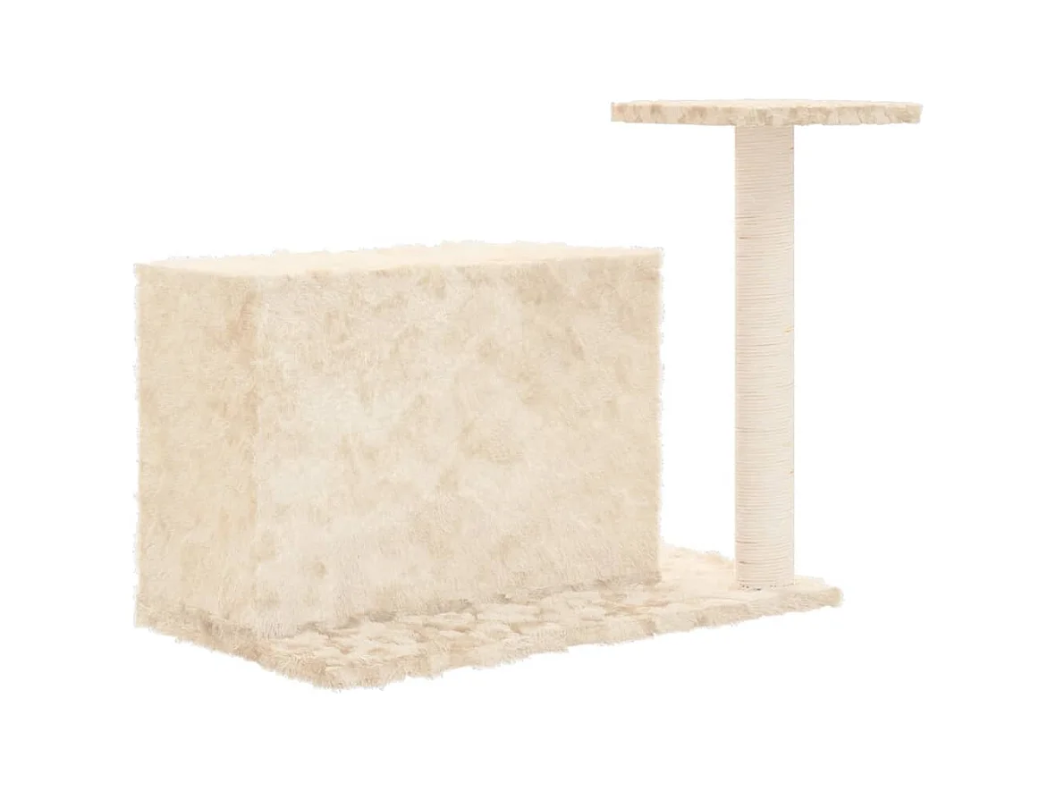 Prolenta Premium -  Arbre à chat avec griffoir en sisal Crème 51 cm