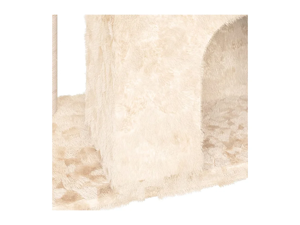 Prolenta Premium -  Arbre à chat avec griffoir en sisal Crème 51 cm