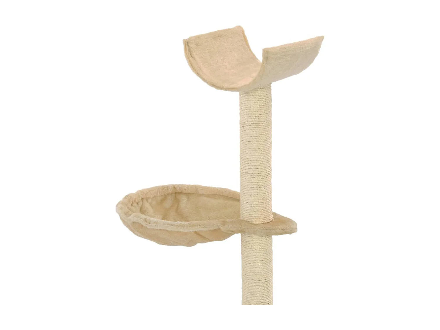 Elvren  Rascador para gatos con poste de sisal 105 cm beige